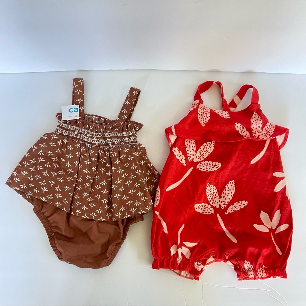 NWT Lot of 2 Carter’s Infant Girl Outfits | 3m